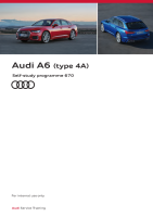 SSP 670 Audi A6 (type 4A) - Self-Study Programme